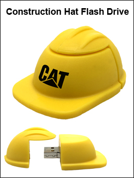 Construction Hat Flash Drive